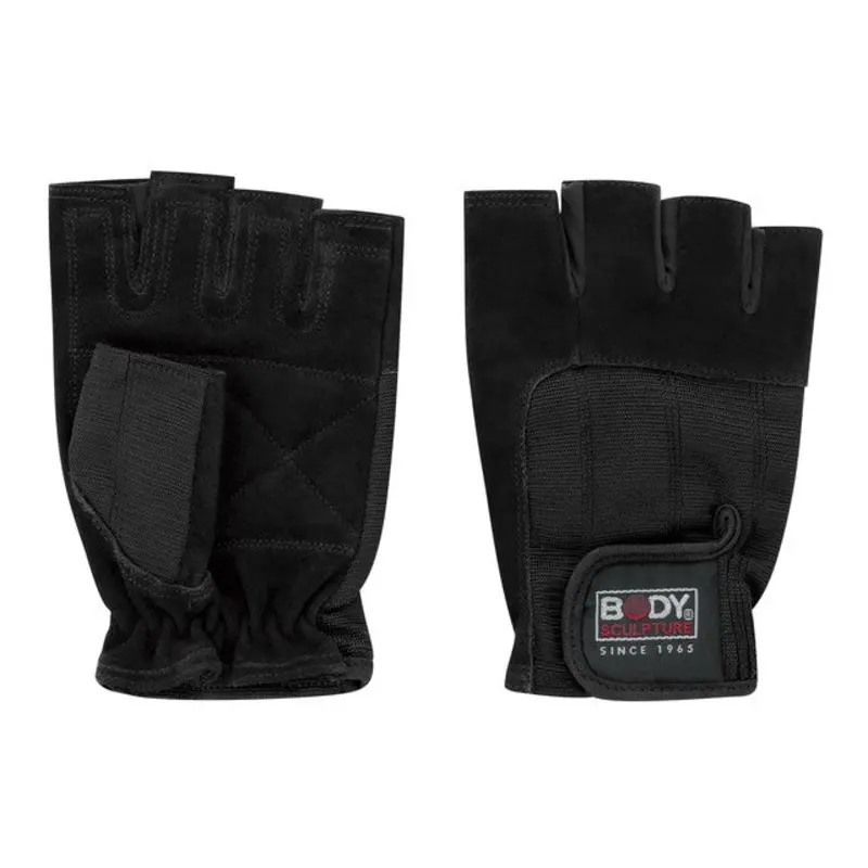 Body Sculpture Leather Weight Lifting Gloves