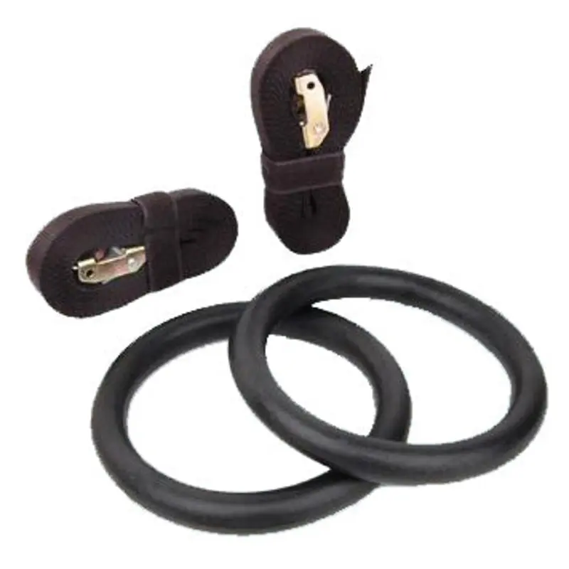 Gymnastic Rings with Adjustable Straps