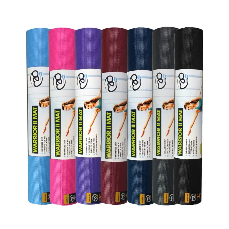 Fitness Mad 4mm Warrior II Yoga Mat
