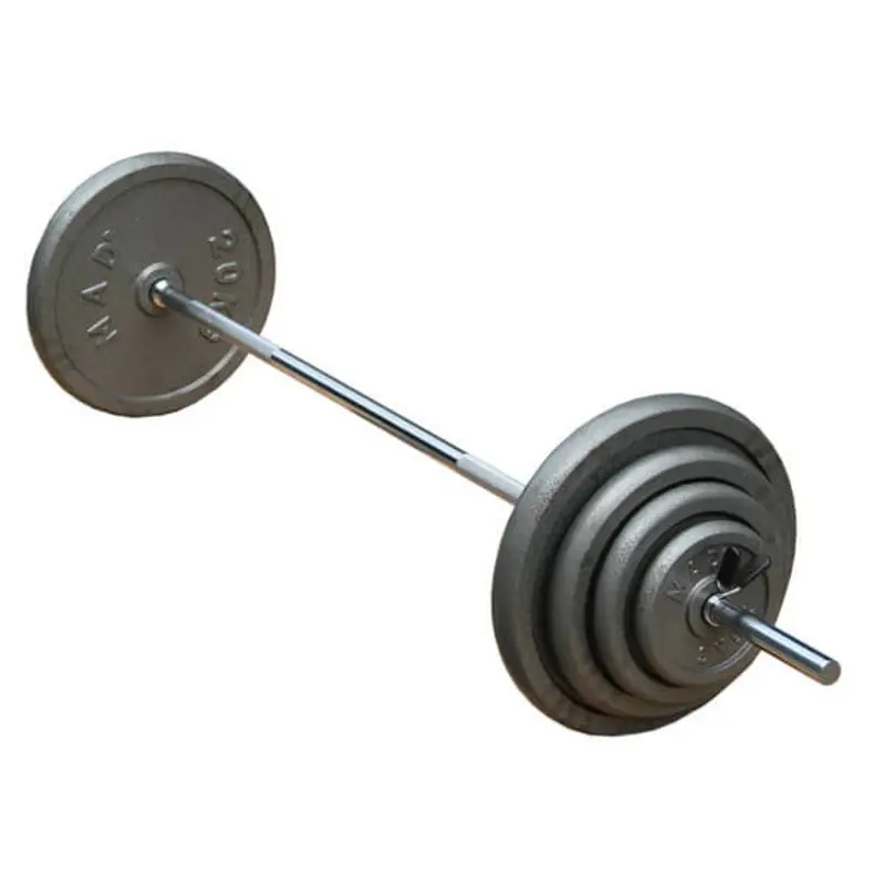 Fitness Mad 5ft Straight Weightlifting Bar