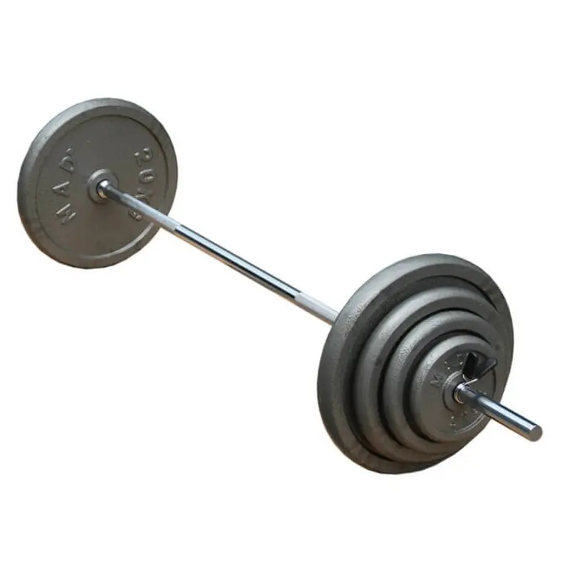 Fitness Mad 6ft Straight Weightlifting Bar