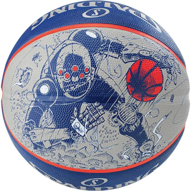 Spalding NBA Robot Sketch Basketball