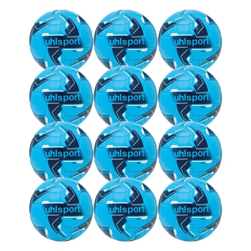 Uhlsport Team Training Football Size 3 Pack of 12 - Blue