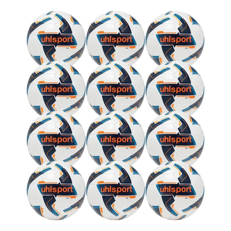 Uhlsport Team Training Football Size 5 Pack of 12 - White