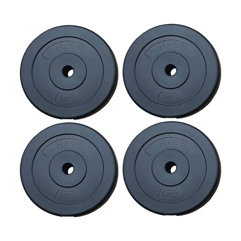 HXGN 4 x 5kg Standard 1" Weight Plates