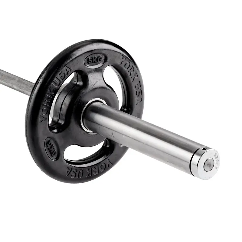 York Barbell ISO-Grip Rubber Olympic Weight Plates 4 x 5kg