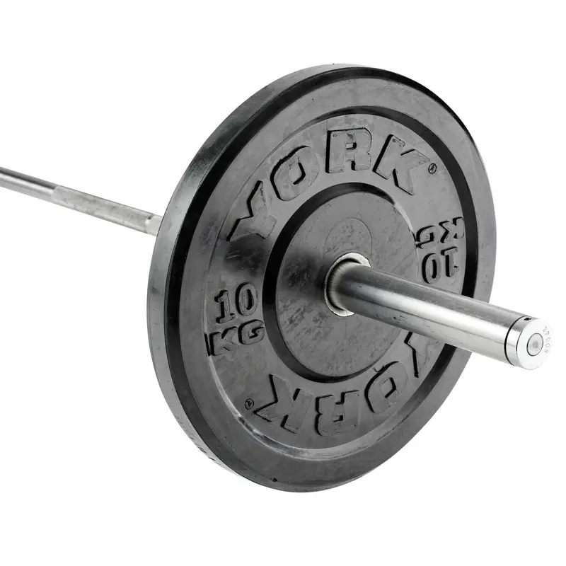 York Barbell Olympic Rubber Bumper Plates 2 x 10kg