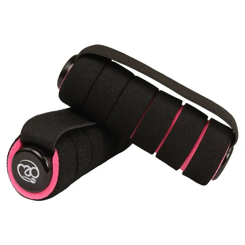 Fitness Mad 2 x 0.5kg Pro Hand Weights - Pink