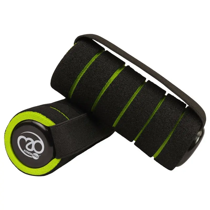 Fitness Mad 2 x 1kg Pro Hand Weights - Green