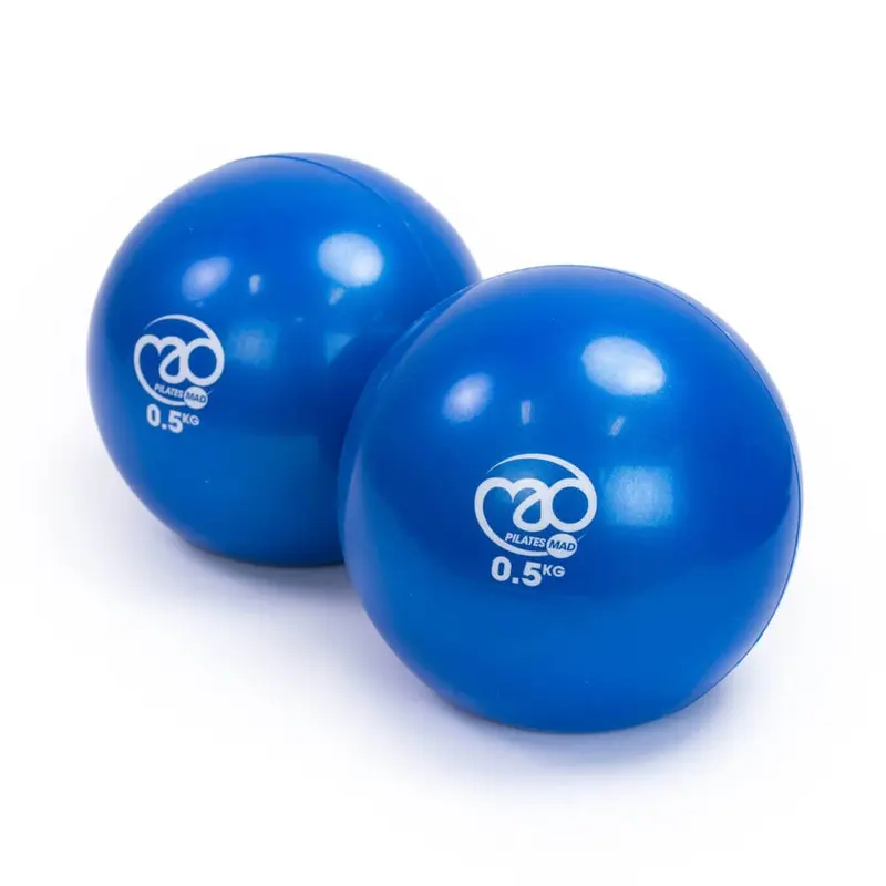 Pilates Mad 2 x 0.5kg Soft Pilates Weights