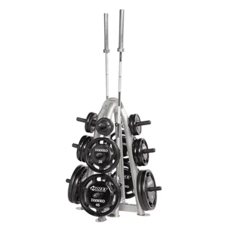 Hoist Fitness CF3444 Commercial Four Sided Olympic Plate Tree