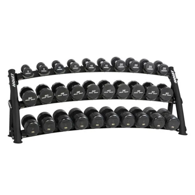 Hoist Fitness CF3461-3 Commercial (3) Tier Horizontal Dumbbell Rack