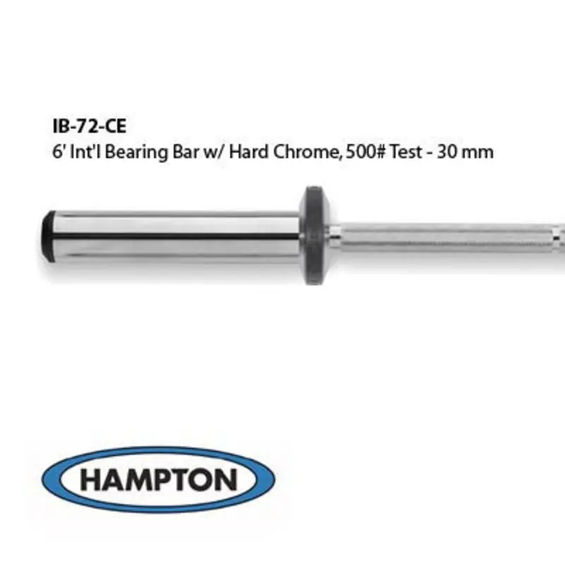 Hampton 6' International Bronze Bushing Bar with Hard Chrome Finish (30 mm  135,000 psi)