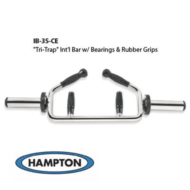 Hampton "Tri-Trap" International Bronze Bushing Bar with Urethane Grips