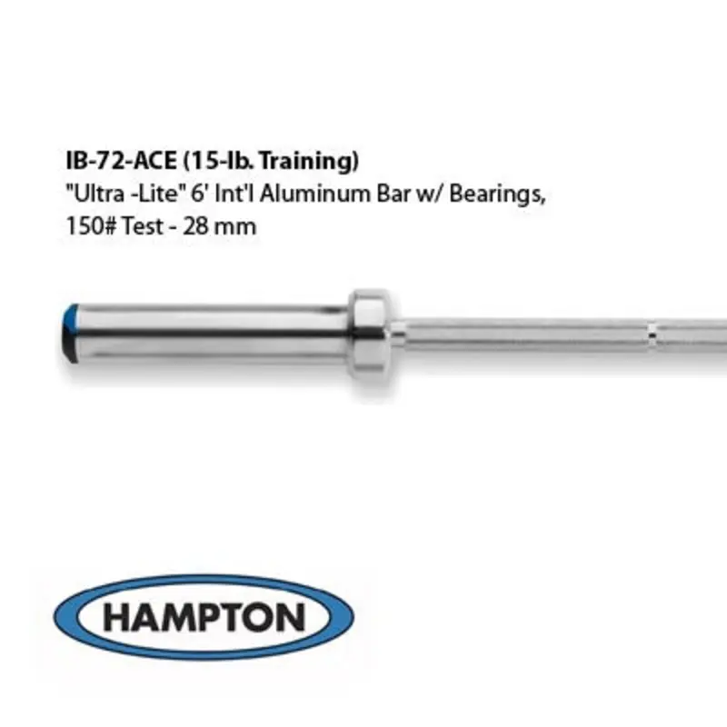 Hampton Ultra-Lite 6' International Aluminum Bar (150#  28mm)