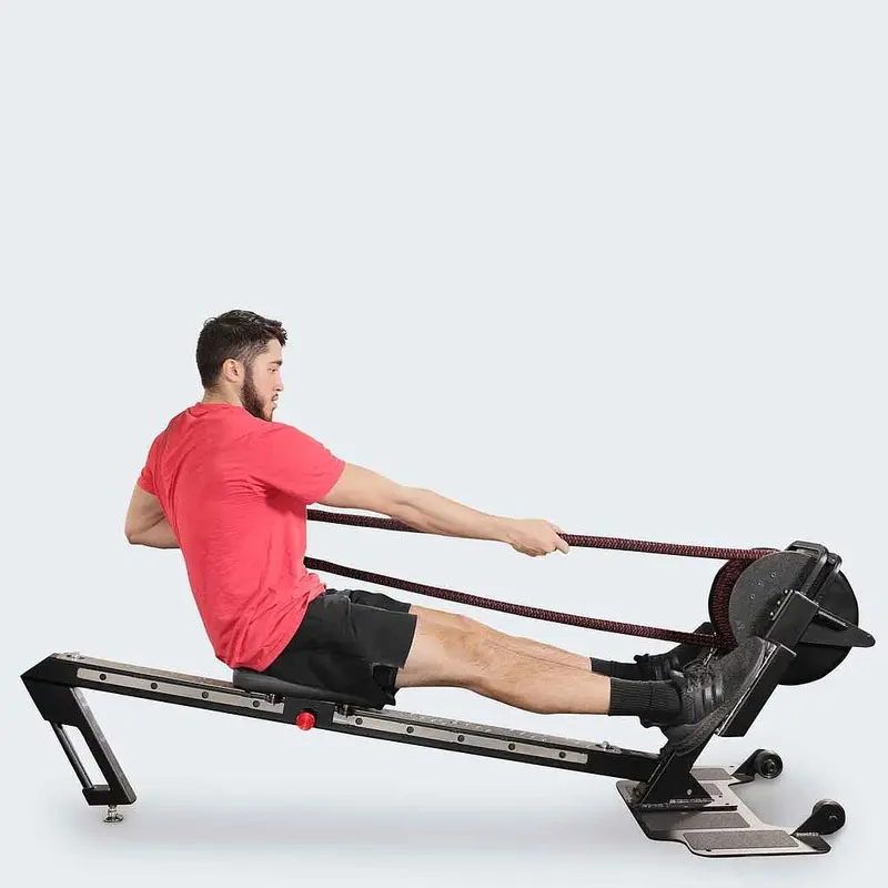 Ropeflex Fitness RX3200 ADDAX Horizontal Rope Pulling Machine with Sliding Seat