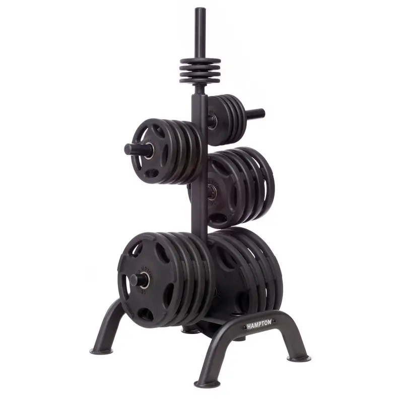 Hampton Plate Racks With 2 Bar Holders - Weight Plates Sold Separately