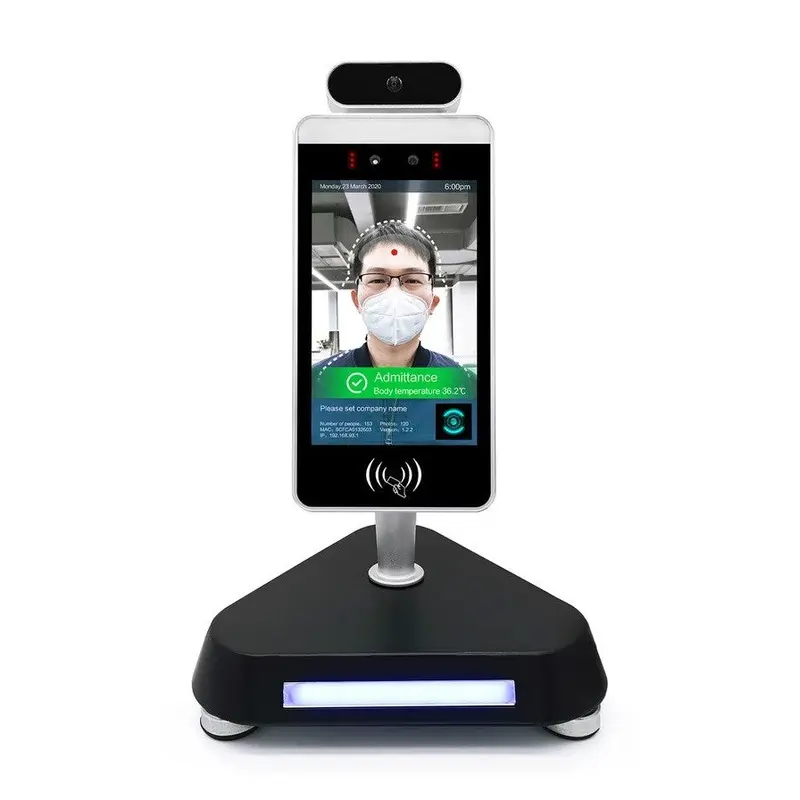 Echelon Fitness Infrared Body Temperature Kiosk with Facial Recognition