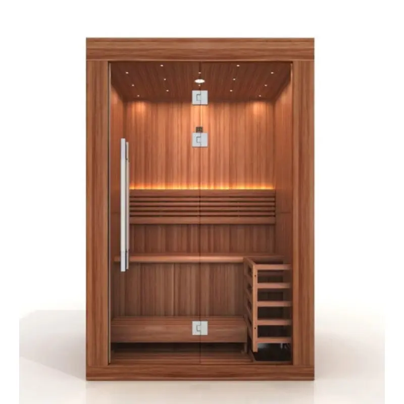 Golden Designs Sundsvall Edition 2 Person Traditional Sauna - Canadian Red Cedar
