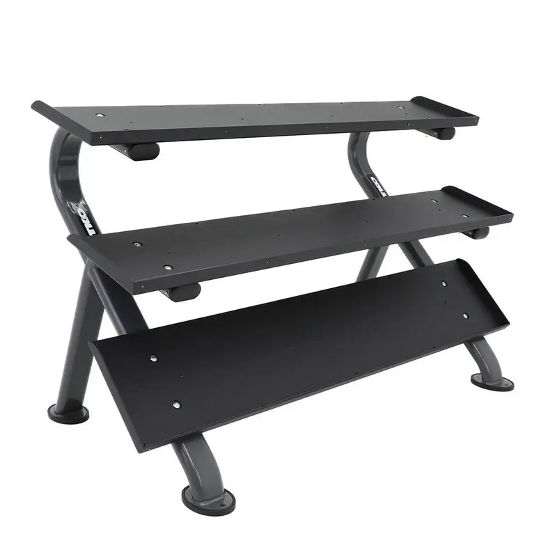 TKO Strength 3-Tier Horizontal Dumbbell Rack