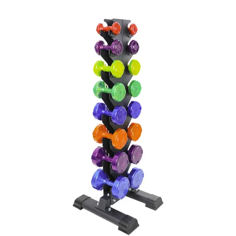 TKO Strength Gummi Bell Set W/ Rack