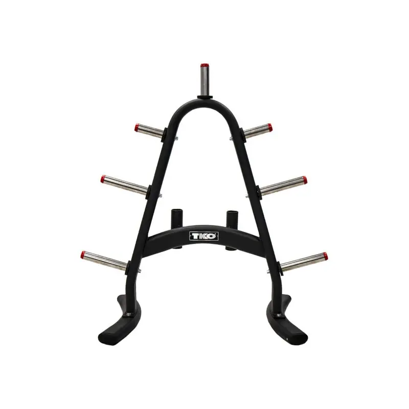 TKO Strength Olympic Plate Tree With Bar Holder