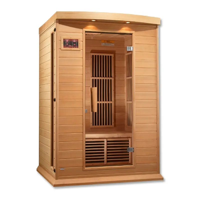 Golden Designs Maxxus Low EMF FAR Infrared Sauna - Canadian Hemlock