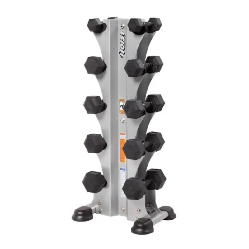 Hoist HF-5459 5-Pair Vertical Dumbbell Rack (Dumbbells not included)