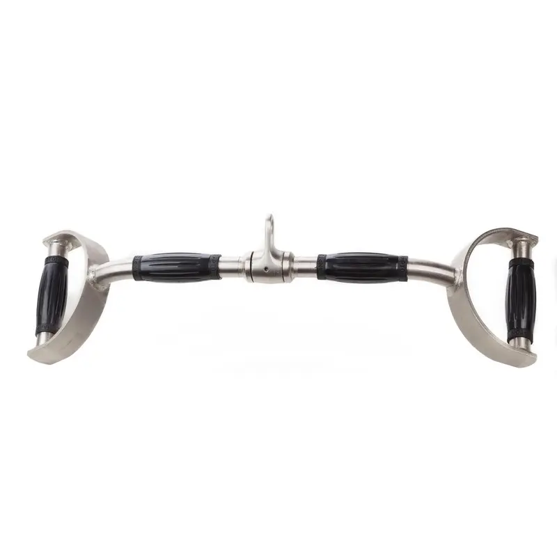 Hampton Fitness 24" Chrome Pro Style Lat Bar w/ Urethane Ergo Grips