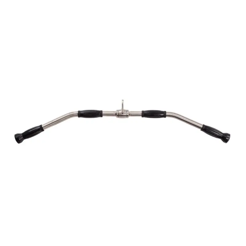 Hampton Fitness 36" Chrome Lat Bar w/ Urethane Ergo Grips
