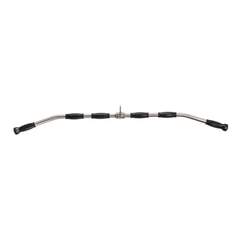 Hampton Fitness 48" Chrome Lat Bar w/ Urethane Ergo Grips