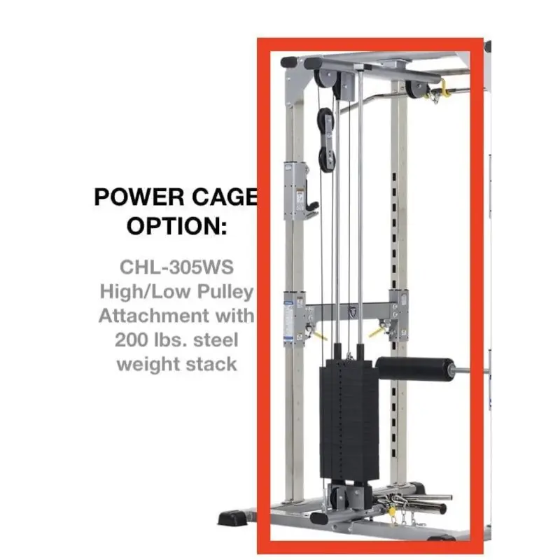 TuffStuff High/Low Pulley Attachment for CPR-265 (Power Cage Not Included)