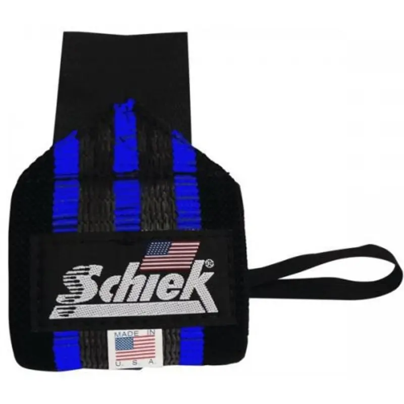 Schiek Blue Line Wrist Wraps 12"