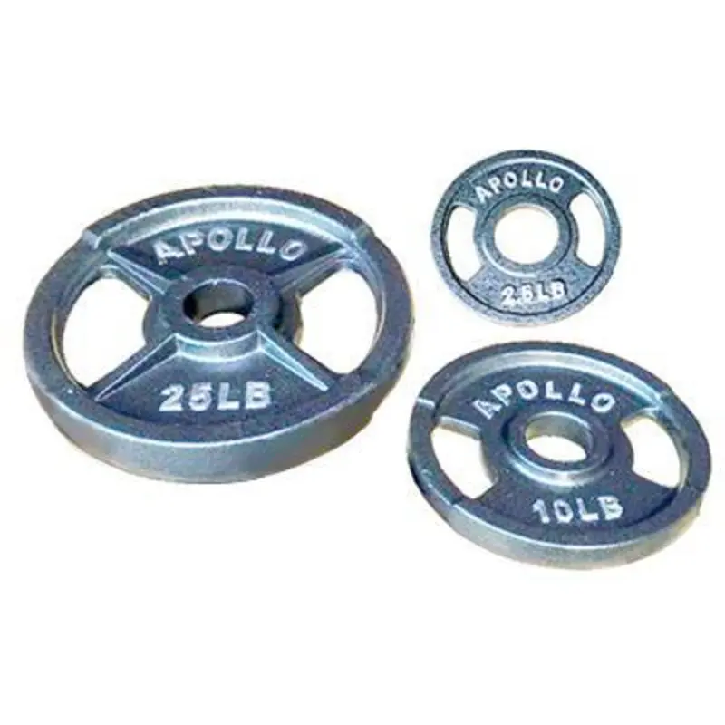 Apollo Grey Olympic Grip Plate (45lb Pair)