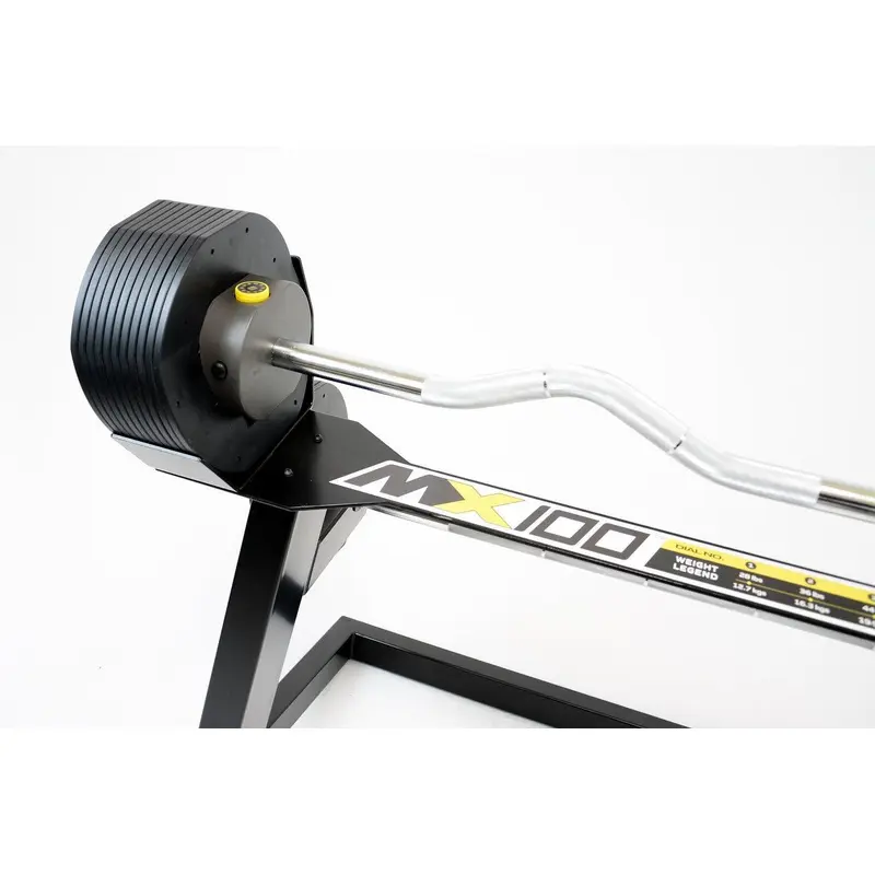 MX100 Rapid Change Adjustable Barbell/Curl Bar System