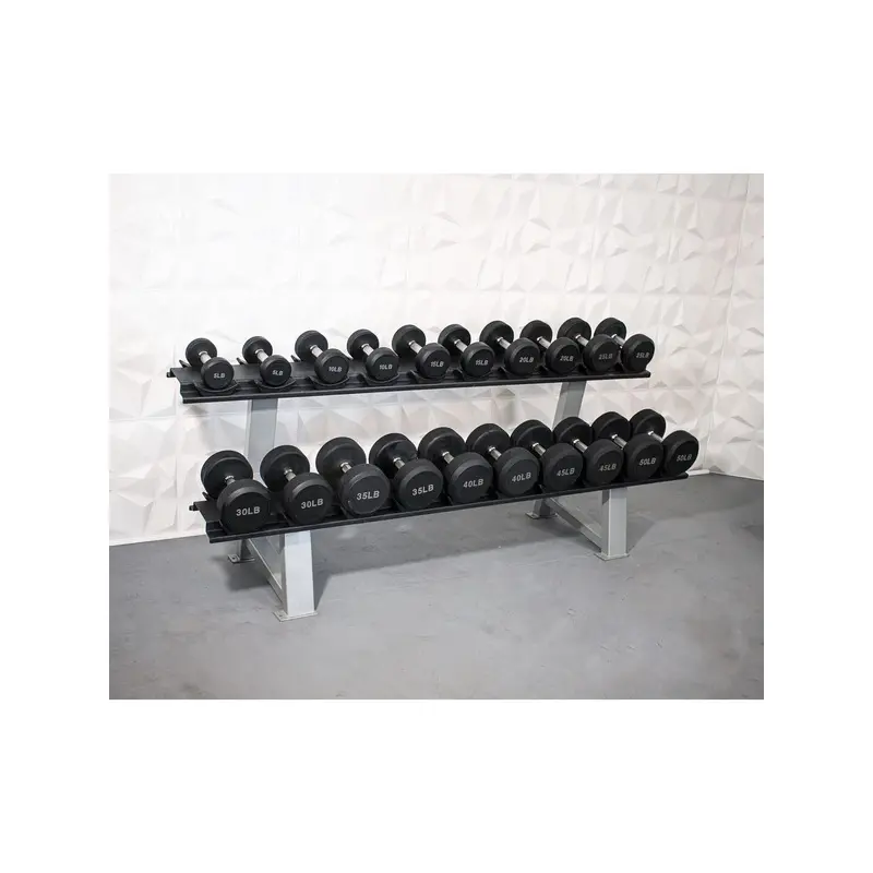 Muscle D Pro Round Rubber Dumbbell Sets