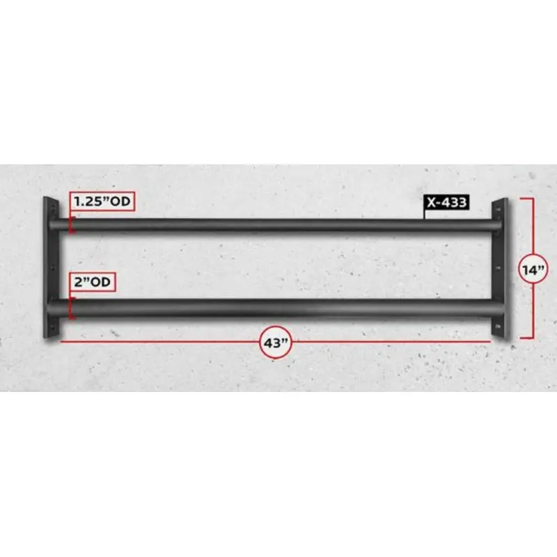 Rogue 43" Fat/Skinny Pull Up Bar