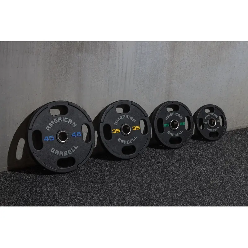 American Barbell XR Urethane Grip Plate Set