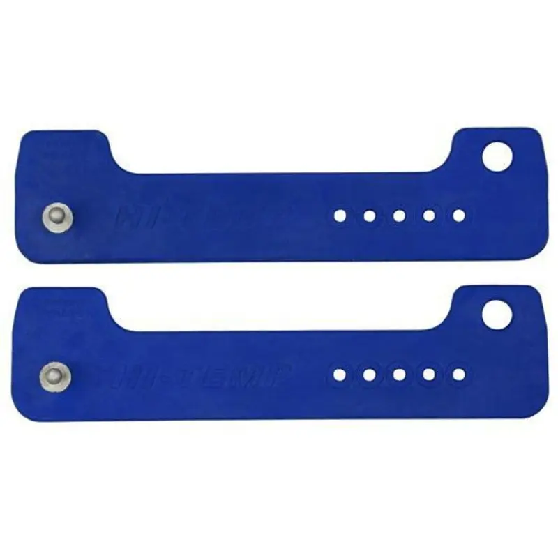 Hi-Temp Strap Clamps - Blue Travel Collar Pair