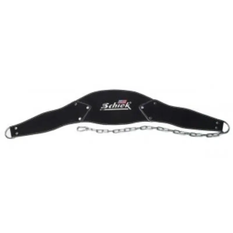 Schiek Dip Belt (Black Leather)