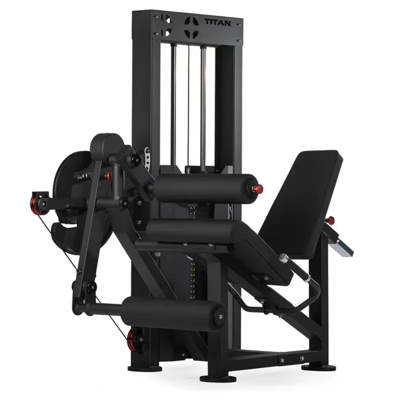 Titan Selectorized Leg Extension and Curl Machine