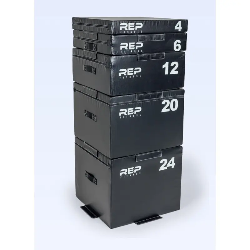 REP Fitness Stackable Soft Foam Plyo Boxes (Full Set)