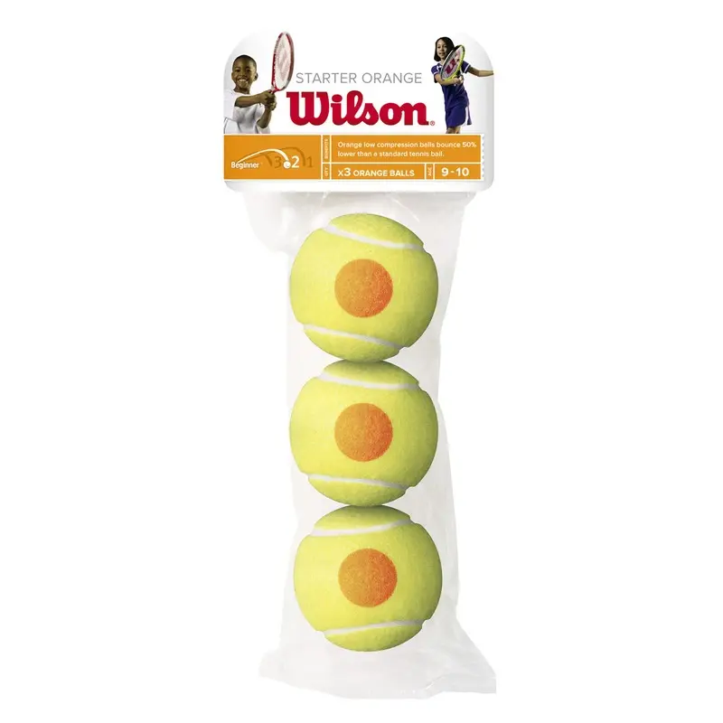 Wilson Starter Orange Mini Tennis Balls - Pack of 3