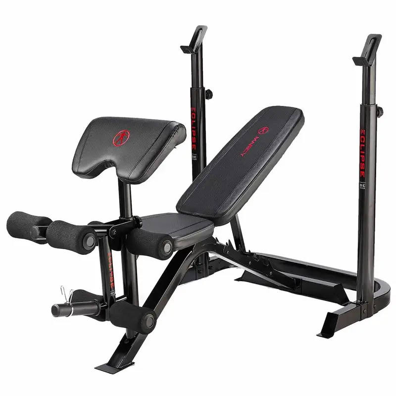 Marcy Eclipse BE3000 Mid Width Olympic Barbell Weight Bench