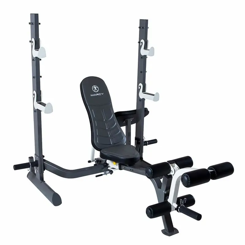 Marcy MWB-70205 Folding Olympic Weight Bench wth Squat Rack