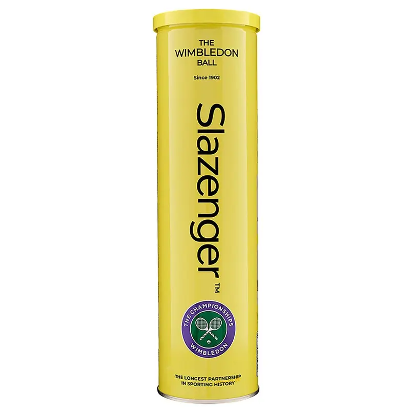 Slazenger Wimbledon Ultra Vis Tennis Balls - Tube Of 4