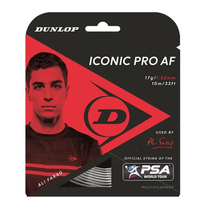 Dunlop Iconic Pro AF 17G Squash String - 10m Set