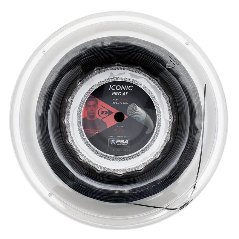 Dunlop Iconic Pro AF 17G Squash String - 200m Reel