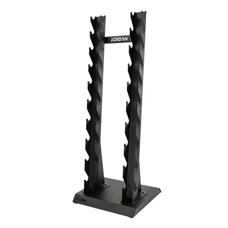 Jordan 1 to10kg and 2 to 20kg Vertical Dumbbell Rack - 10 Pair