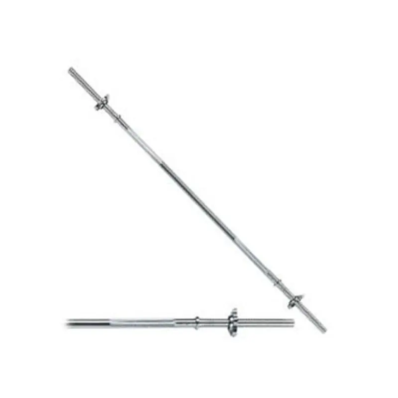 York 5 Spindle Lock Solid Chrome Bar with Collars